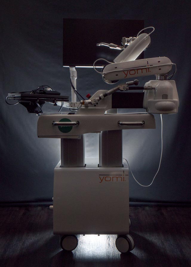 The Yomi® Robotic System as shown in the studio at Infinite Smiles. For the Yomi blog post.